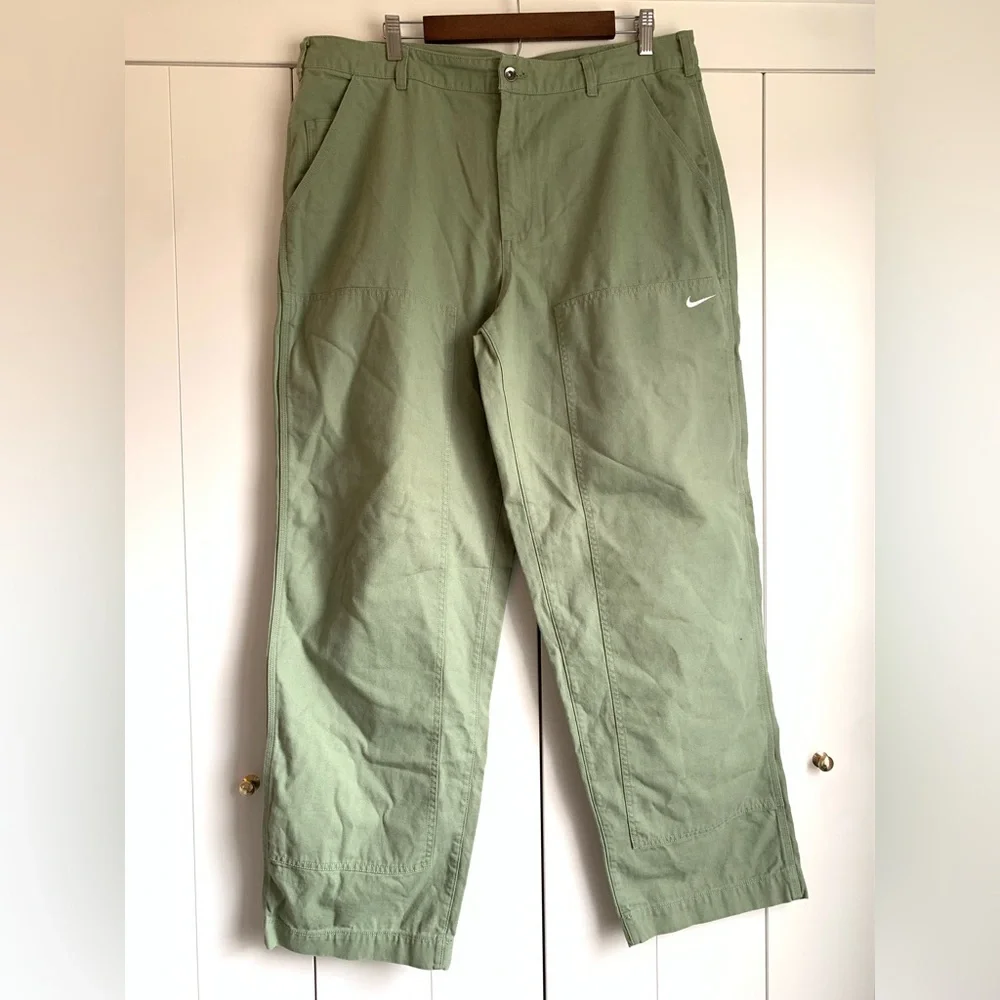 Nike Life Men's Green Double Panel Pants Size‎ 36